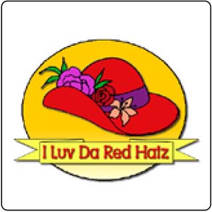 I LUV DA RED HATZ LOGO