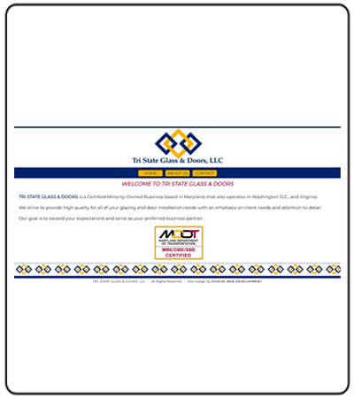 TRI STATE GLASS & DOORS WEBPAGE